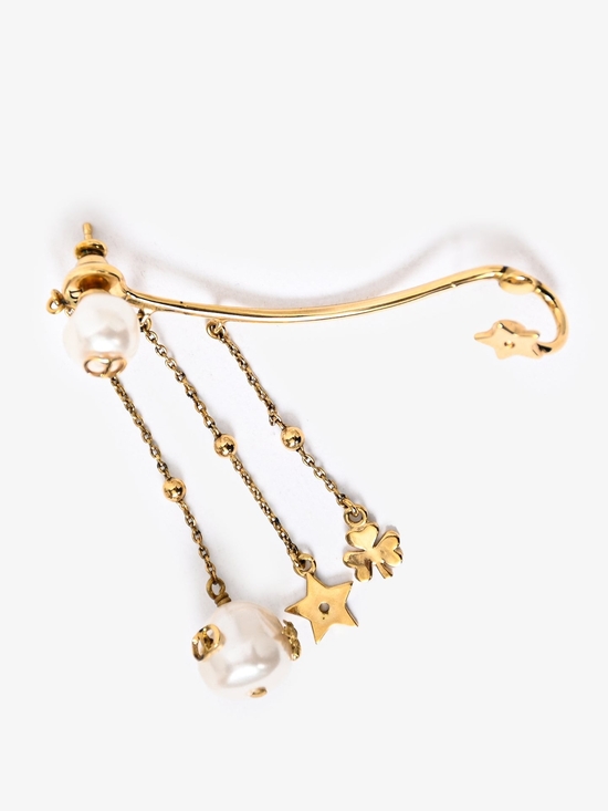 Dior Jewelry - Christian Dior Faux Pearl Perles De Désir Ear Climber Earring